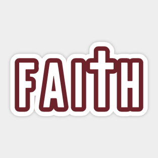 FAITH CROSS Sticker